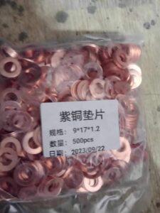 Copper gasket